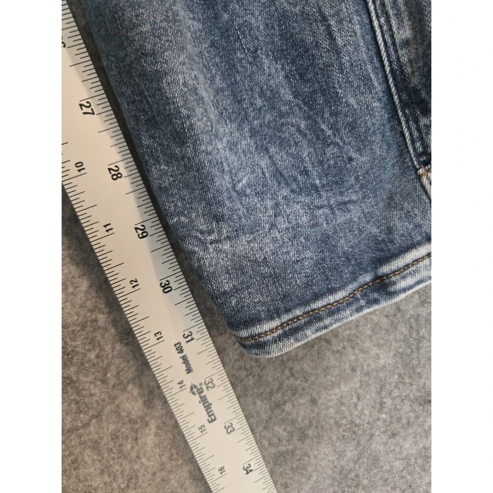 G-Star Raw 5620 3D Zip Knee Skinny Men's Jeans Blue Denim Sz 35x32 Moto